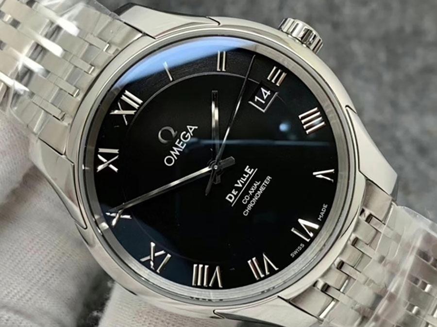 VS Factory Omega De Ville Serisi Siyah Kadran Replika Saat - VS Saat — 2. fotoğraf