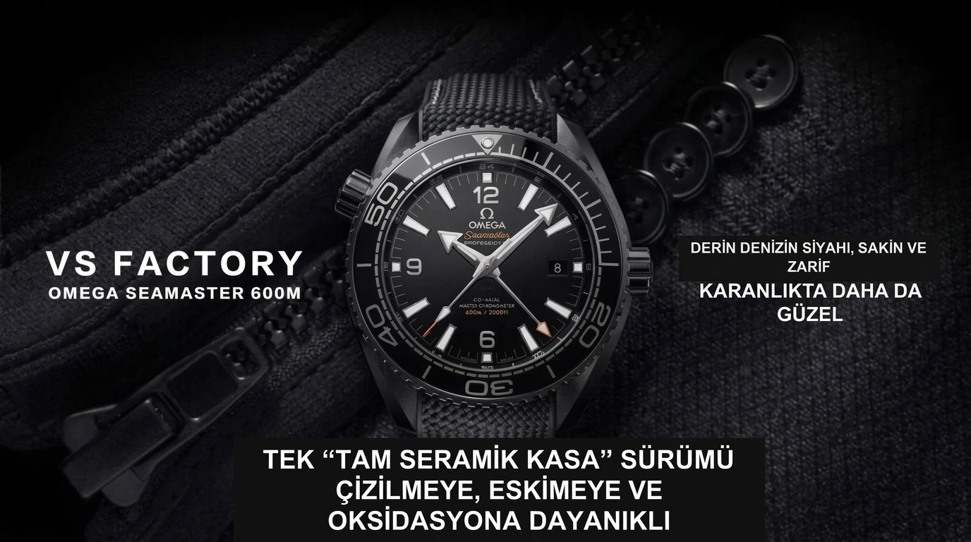 Omega Planet Ocean VS Factory İncelemesi - Ön Görünüm ve Kasa Tasarımı
