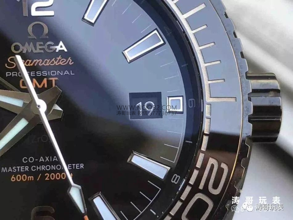 VS Factory Omega Deep Black Seamaster Planet Ocean 600M seramik saat nasıl? Orijinalle karşılaştırmalı inceleme var mı? — 7. fotoğraf