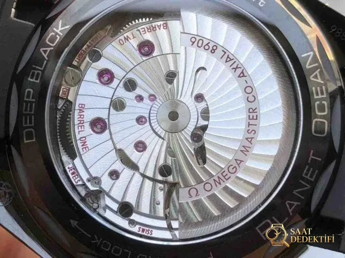 VS Factory Omega Deep Black Seamaster Planet Ocean 600M seramik saat nasıl? Orijinalle karşılaştırmalı inceleme var mı? - Mekanizma Zemberek ve Balans Detayı