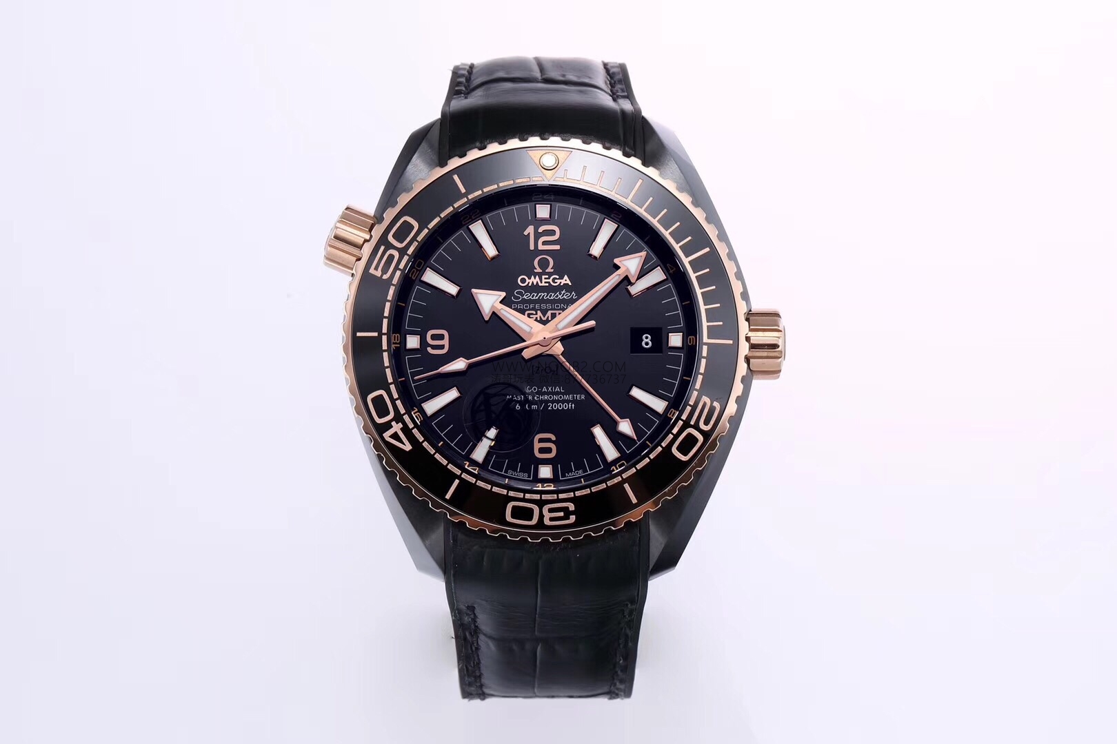 VS Factory Omega Deep Sea King Rose Gold Seamaster 600 GMT Replika Saat Gerçek Çekim İncelemesi — 1. fotoğraf