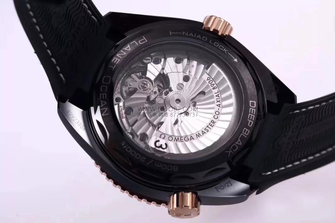 VS Factory Omega Deep Sea King Rose Gold Seamaster 600 GMT Replika Saat Gerçek Çekim İncelemesi — 10. fotoğraf