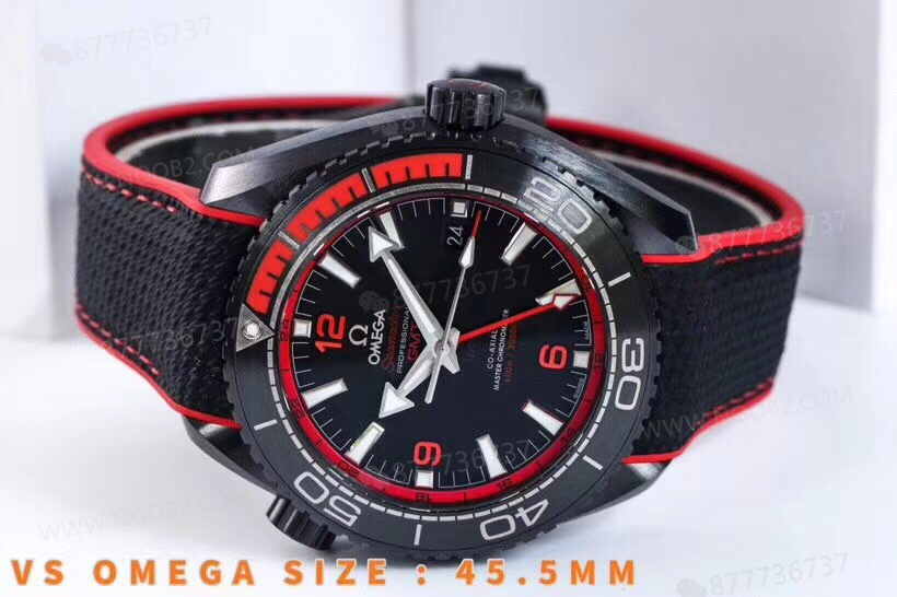 VS Factory Omega Deep Sea of Red Seamaster 600 tam seramik saatin işçiliği nasıl? — 2. fotoğraf