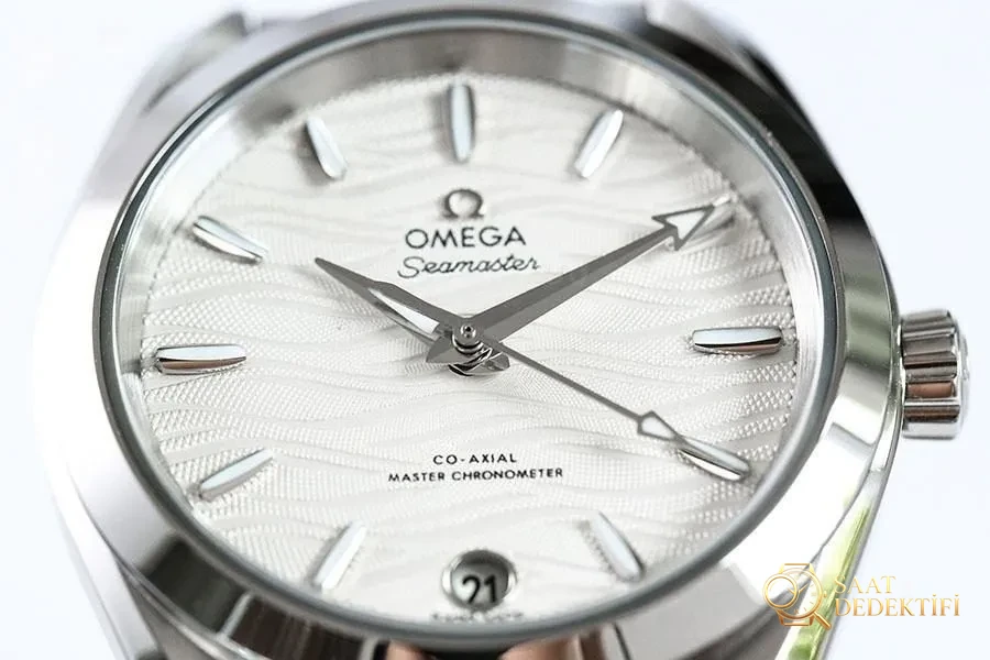 VS Factory Omega Seamaster 150 wave white replica wristwatch - 34 mm model - Bracelet, Buckle and Clip Mechanism
