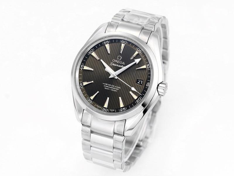 VS Factory Omega Seamaster 150 dikey tik ağacı gri kadranlı replika saat - VS Watch — 2. fotoğraf