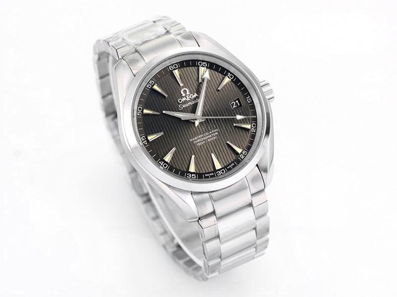 VS Factory Omega Seamaster 150 dikey tik ağacı gri kadranlı replika saat - VS Watch — 3. fotoğraf