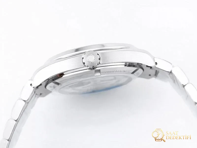 VS Factory Omega Seamaster 150 dikey tik ağacı gri kadranlı replika saat - VS Watch - Bilezik, Toka ve Klips Mekanizması