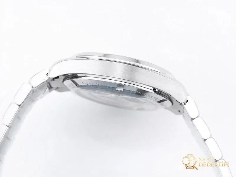 VS Factory Omega Seamaster 150 dikey tik ağacı gri kadranlı replika saat - VS Watch - Makro Kadran ve İndeks İşçiliği