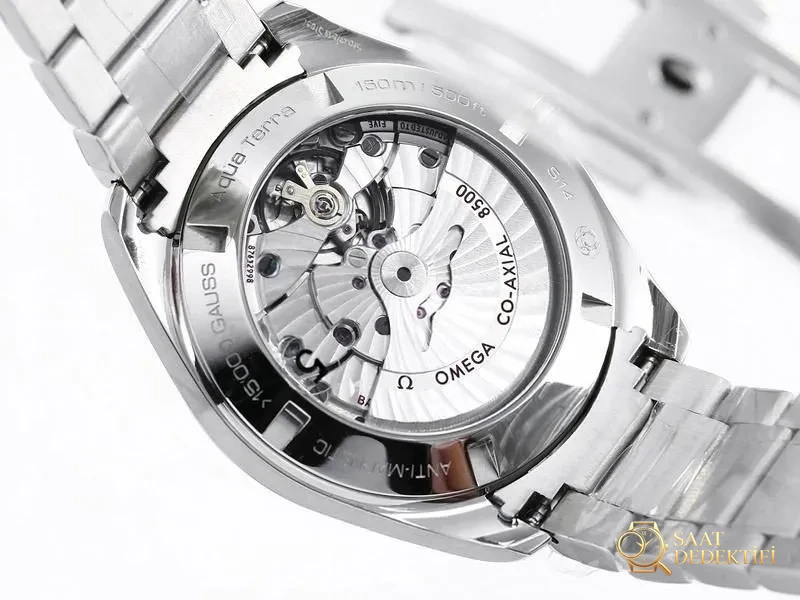 VS Factory Omega Seamaster 150 Dikey Tik Ağacı Siyah Kadran Replika Kol Saati - VS Saat - Klips Kilidi ve Lazer Damgalar