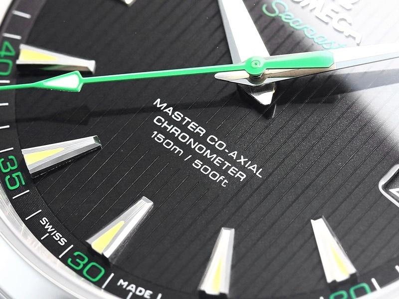 VS Factory Omega Seamaster 150 Dikey Tik Ağacı Yeşili Akrep-Yelkovan Replika Kol Saati - VS Saat — 4. fotoğraf