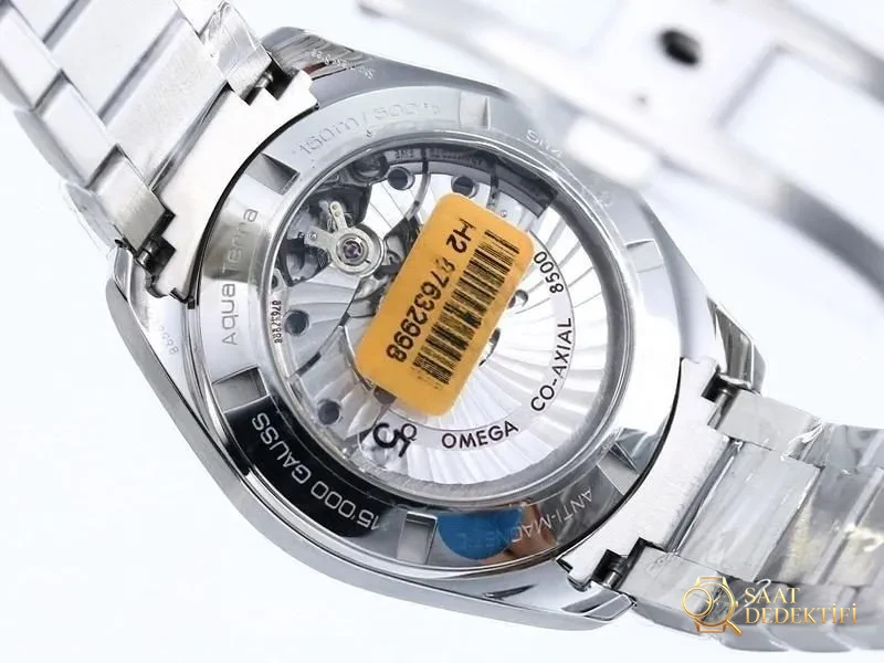VS Factory Omega Seamaster 150 Dikey Tik Ağacı Yeşili Akrep-Yelkovan Replika Kol Saati - VS Saat - Fosfor ve Super-LumiNova Gece Görünümü