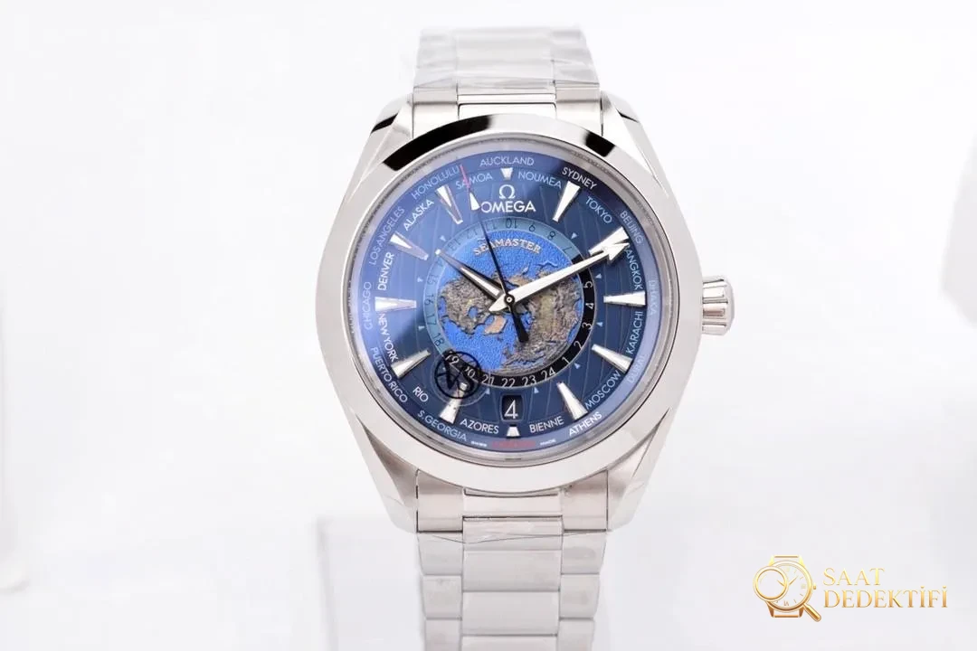 VS Factory Omega Seamaster 150 GMT Dünya Saati kol saati incelemesi - Kasa Profili ve Kurma Kolu İncelemesi