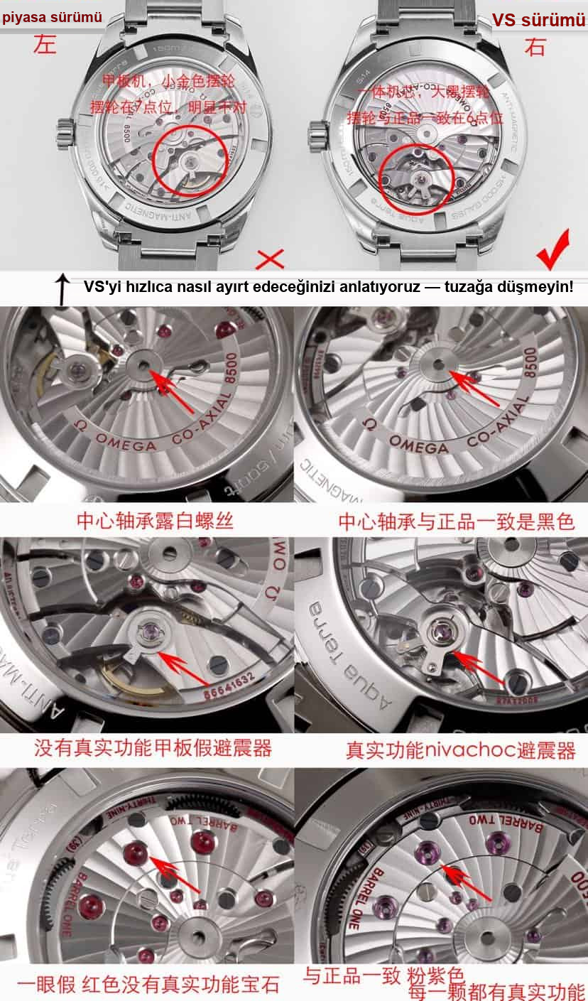 VS Factory Omega Seamaster 150 metre nasıl ayırt edilir? — 7. fotoğraf
