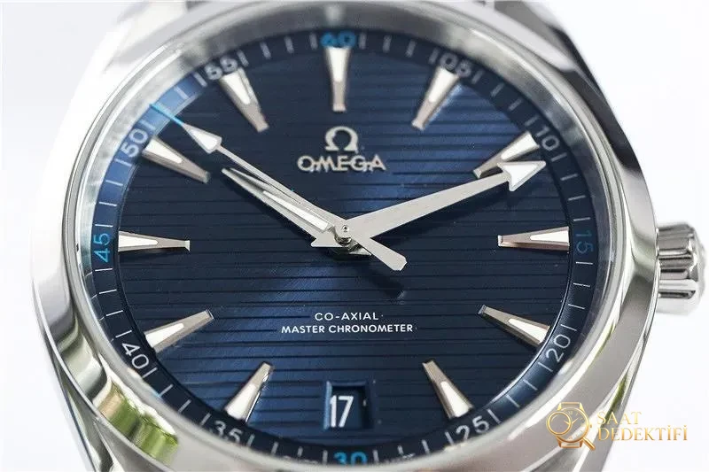 VS Factory Omega Seamaster 150 Teak Koyu Mavi Kol Saati İncelemesi - Kadran Detayı ve Bezel İşçiliği