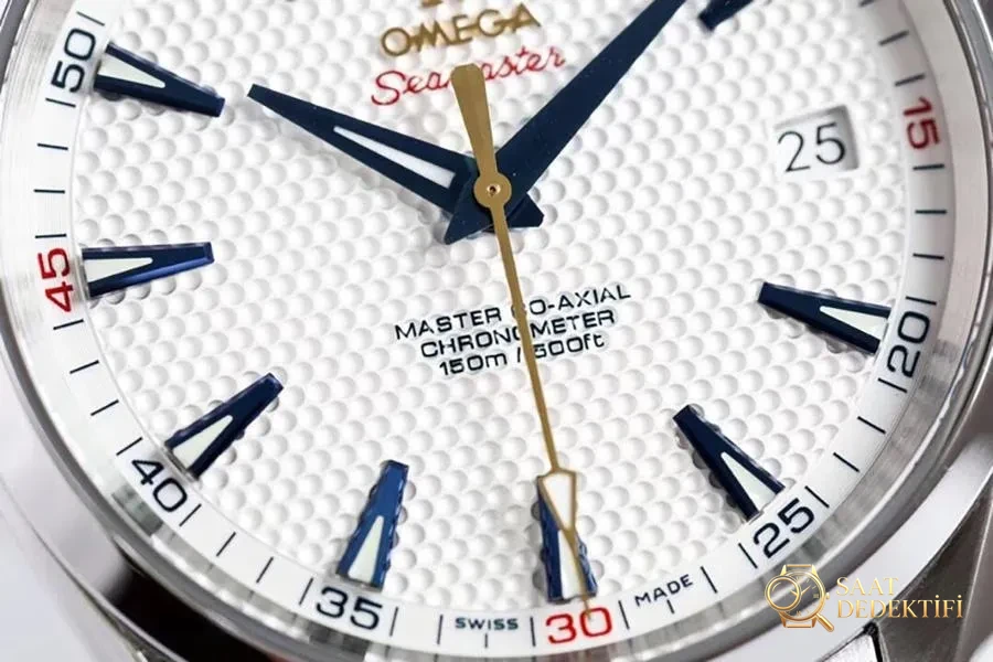 VS Factory Omega Seamaster 150m Altın İğneli Kaptan Ryder Cup Modeli Saat İncelemesi - Arka Kapak ve Mekanizma Detayı