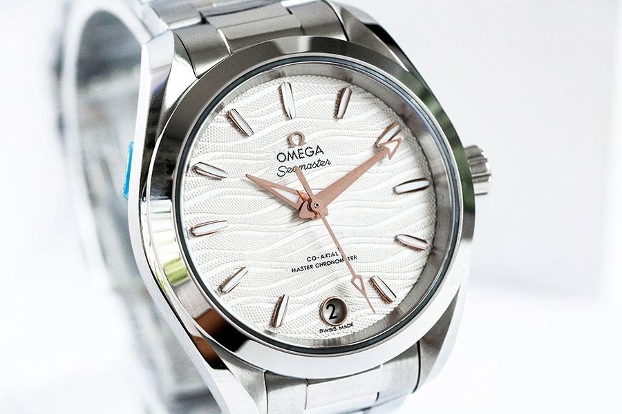 VS Factory Omega Seamaster 150M Dalga Rose Gold replika saat - 34 mm modeli — 2. fotoğraf
