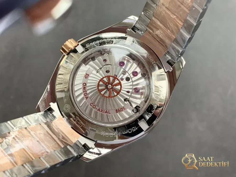 VS Factory Omega Seamaster 150m «GMT Kahve-Gri Kadran» replika kol saati - 231.20.43.22.06.003 - Klips Kilidi ve Lazer Damgalar