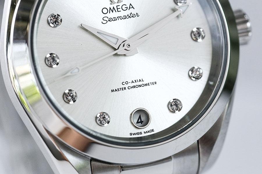 VS Factory Omega Seamaster 150m güneş desenli beyaz replika saat - 34 mm model — 4. fotoğraf