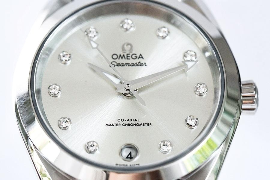 VS Factory Omega Seamaster 150m güneş desenli beyaz replika saat - 34 mm model — 5. fotoğraf