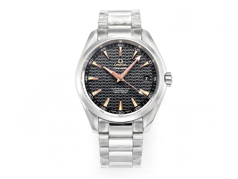 VS Factory Omega Seamaster 150M Rio siyah kadran replika saat - VS Saat — 1. fotoğraf