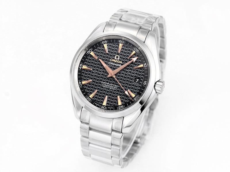 VS Factory Omega Seamaster 150M Rio siyah kadran replika saat - VS Saat — 2. fotoğraf