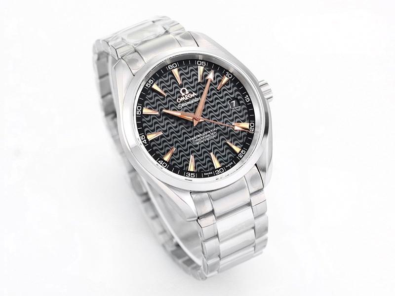 VS Factory Omega Seamaster 150M Rio siyah kadran replika saat - VS Saat — 3. fotoğraf