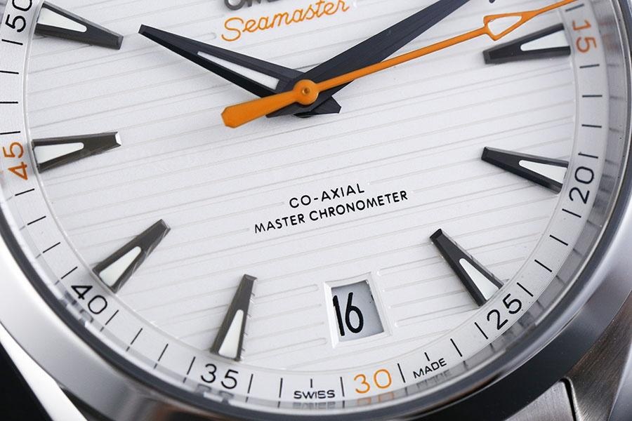VS Factory Omega Seamaster 150M Teak Beyaz Kadran Turuncu Akrep-Yelkovan Replika Saat - VS Saat — 4. fotoğraf