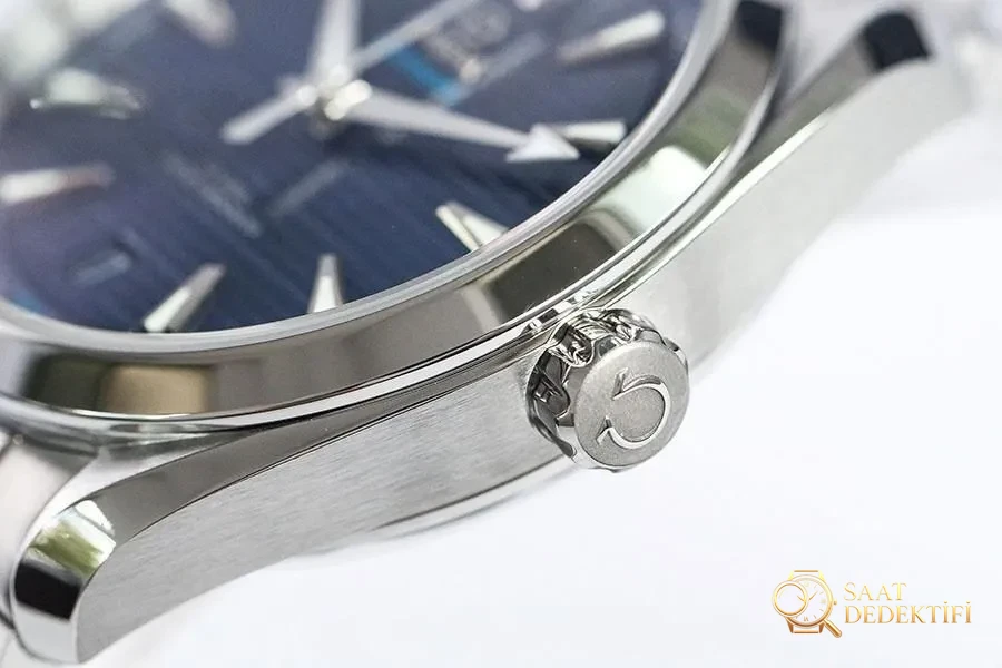 VS Factory Omega Seamaster 150M Teak Mavi Replika Kol Saati - VS Saat - Makro Kadran ve İndeks İşçiliği