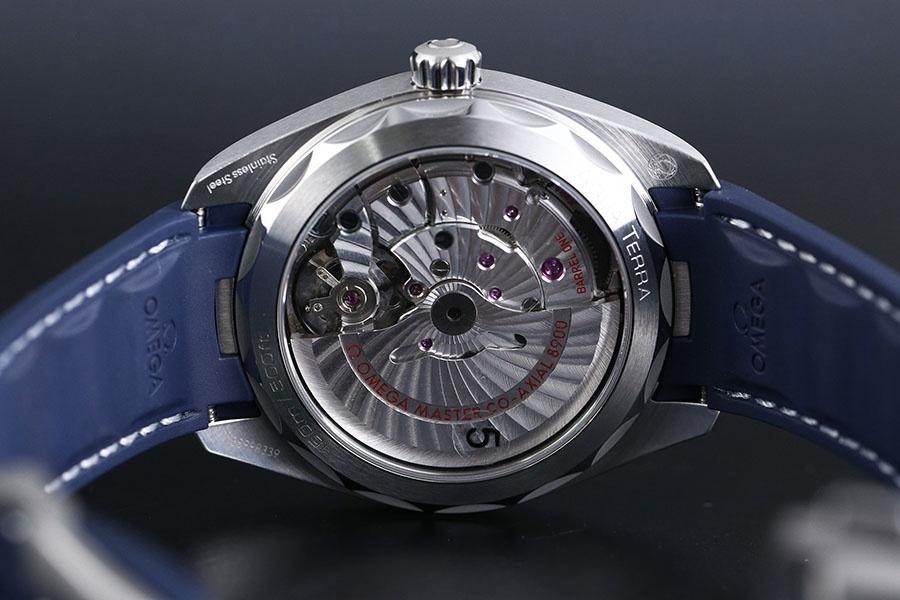 VS Factory Omega Seamaster 150M tik ağacı gri kadran mavi akrep-yelkovan replika kol saati-VS Saat — 7. fotoğraf