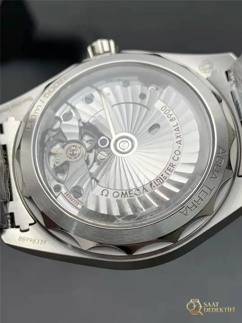 VS Factory Omega Seamaster 150m Tik Ağacı Kadranlı Saat İncelemesi - Kasa Profili ve Kurma Kolu İncelemesi