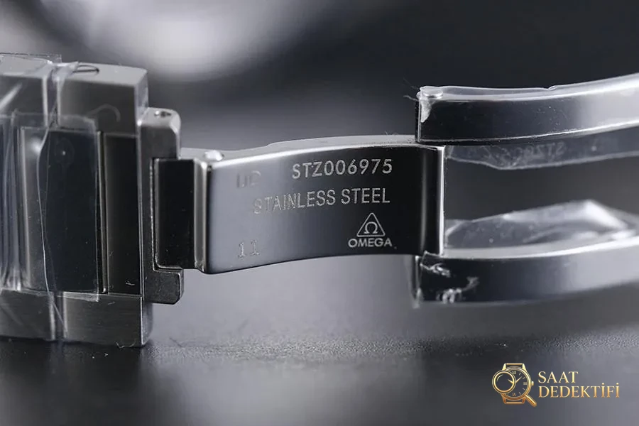 VS Factory Omega Seamaster 150M tik ağacı siyah kadran yeşil akrep-yelkovan replika kol saati - VS saat - Fosfor ve Super-LumiNova Gece Görünümü