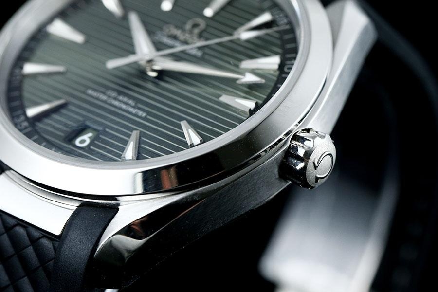 VS Factory Omega Seamaster 150M tik ağacı yeşili kadranlı replika kol saati - VS saat — 5. fotoğraf