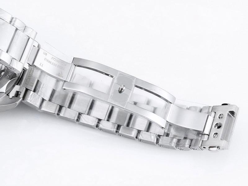 VS Factory Omega Seamaster 150M World Time buz mavisi replika saat - VS saat — 8. fotoğraf