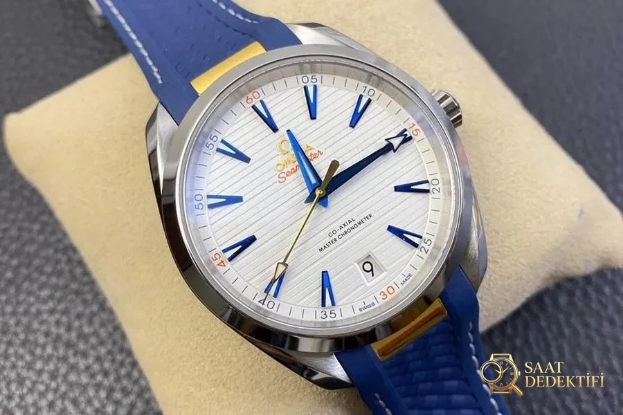 VS Factory Omega Seamaster 150M yeni Altın İğne Kaptan Ryder Cup inceleme - Kasa Profili ve Kurma Kolu İncelemesi