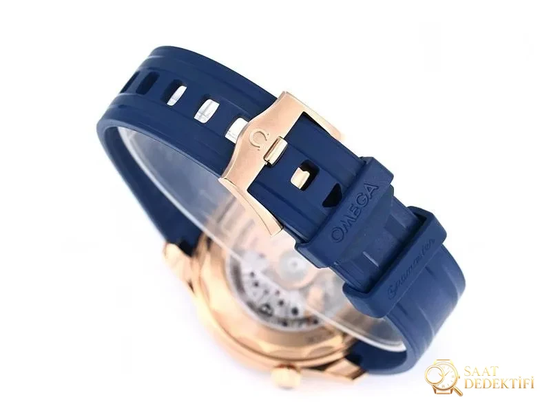 VS Factory Omega Seamaster 300 metre «rose gold mavi» replika kol saati - VS saat - Bilekte Duruş ve Kasa Orantısı