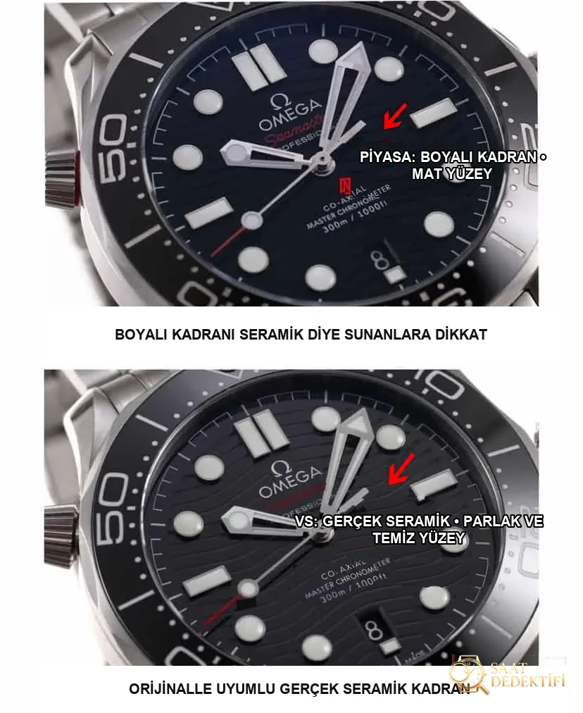 VS Factory Omega Seamaster 300 Siyah Kadran Nasıl Ayırt Edilir - Kasa Profili ve Kurma Kolu İncelemesi
