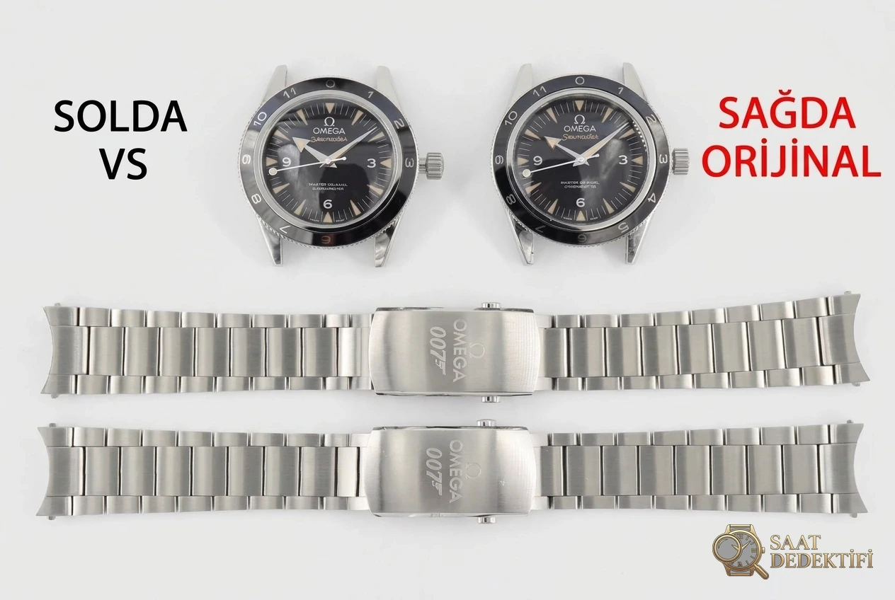 VS Factory Omega Seamaster 300 Spectre 007 Orijinal Karşılaştırması - Makro Laboratuvar ve Detay İncelemesi