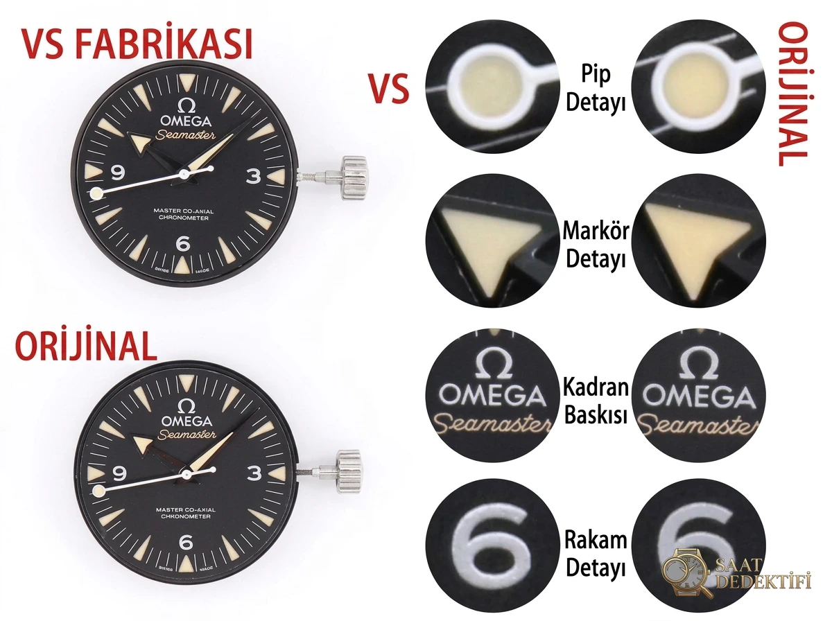 VS Factory Omega Seamaster 300 Spectre 007 Orijinal Karşılaştırması - Makro Laboratuvar ve Detay İncelemesi