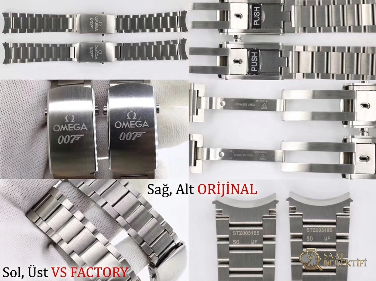 VS Factory Omega Seamaster 300 Spectre 007 Orijinal Karşılaştırması - Makro Laboratuvar ve Detay İncelemesi