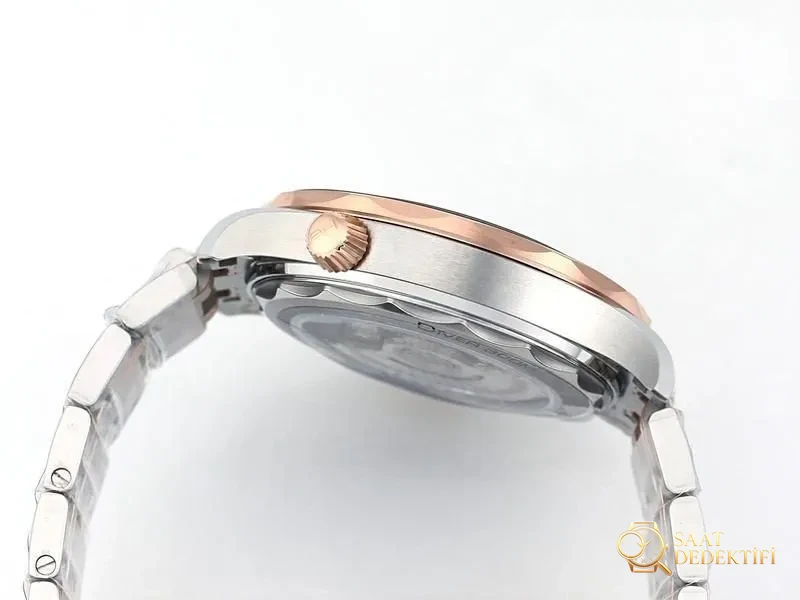 VS Factory Omega Seamaster 300M «Gül Altın Siyah Model» Replika Saat - VS Saat - Makro Kadran ve İndeks İşçiliği