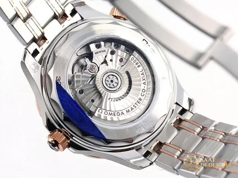 VS Factory Omega Seamaster 300M «Gül Altın Siyah Model» Replika Saat - VS Saat - Klips Kilidi ve Lazer Damgalar