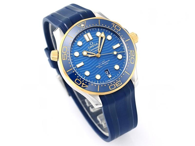 VS Factory Omega Seamaster 300M «İki Renkli Mavi Model» Replika Kol Saati - VS Saat — 2. fotoğraf