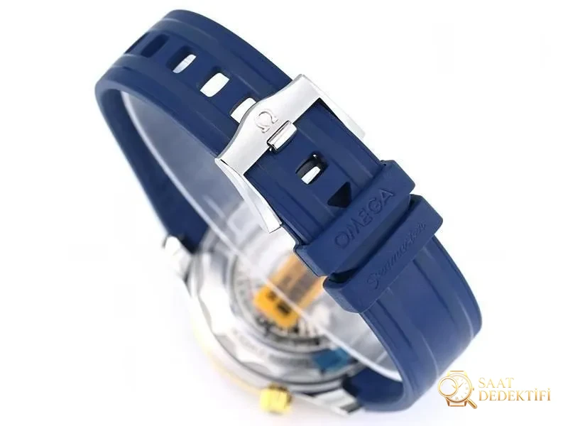 VS Factory Omega Seamaster 300M «İki Renkli Mavi Model» Replika Kol Saati - VS Saat - Bilekte Duruş ve Kasa Orantısı