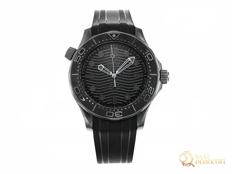 Vs Factory Omega Seamaster 300M Murekkep Siyahi Seamaster Replika Kol S... - Ön Görünüm ve Kasa Tasarımı