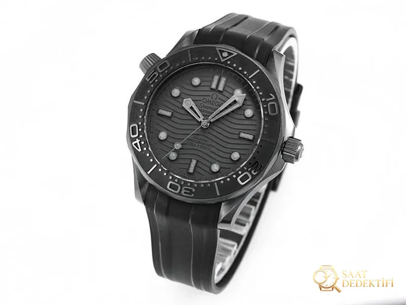 VS Factory Omega Seamaster 300M mürekkep siyahı Seamaster replika kol saati - VS Watch - Kasa Profili ve Kurma Kolu İncelemesi