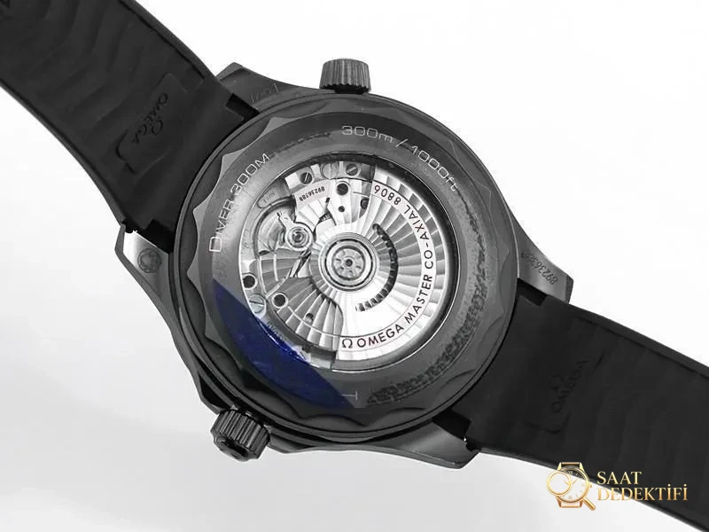 VS Factory Omega Seamaster 300M mürekkep siyahı Seamaster replika kol saati - VS Watch - Klips Kilidi ve Lazer Damgalar