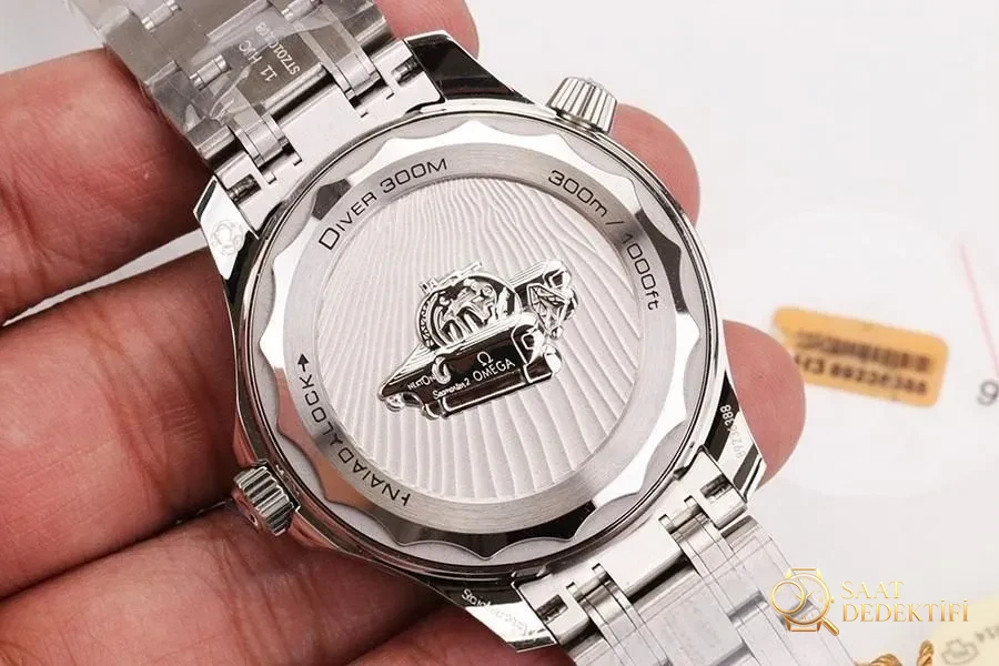 VS Factory Omega Seamaster 300M «Nekton Edition» replika saat - 210.32.42.20.01.002 - Bilezik, Toka ve Klips Mekanizması