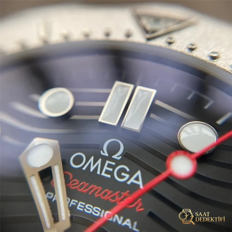 VS Factory Omega Seamaster 300M Nekton tarihsiz yat modeli detaylı gerçek çekim incelemesi - Kadran Detayı ve Bezel İşçiliği