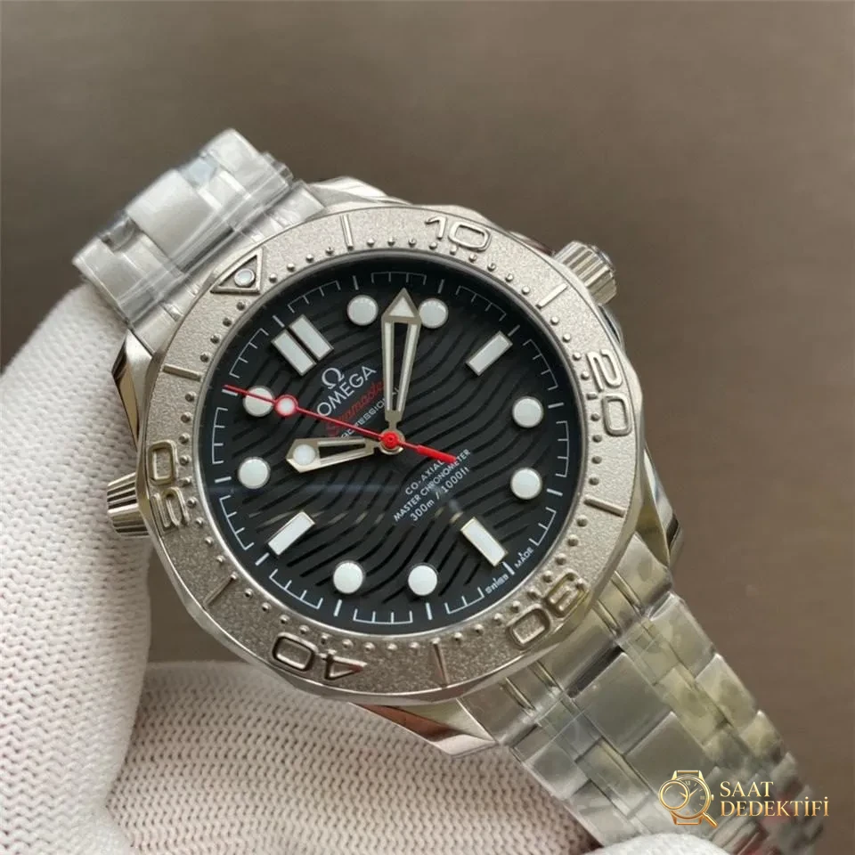 VS Factory Omega Seamaster 300M Nekton tarihsiz yat modeli detaylı gerçek çekim incelemesi - Tepe Koruması ve Ayar Fonksiyonu