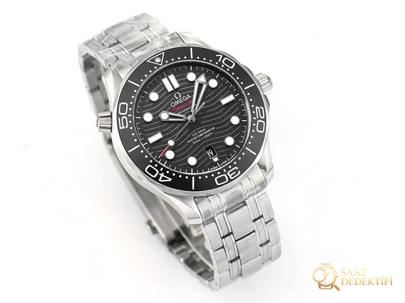 VS Factory Omega Seamaster 300M «Siyah Kadranlı» Replika Kol Saati - VS Saat - Kasa Profili ve Kurma Kolu İncelemesi